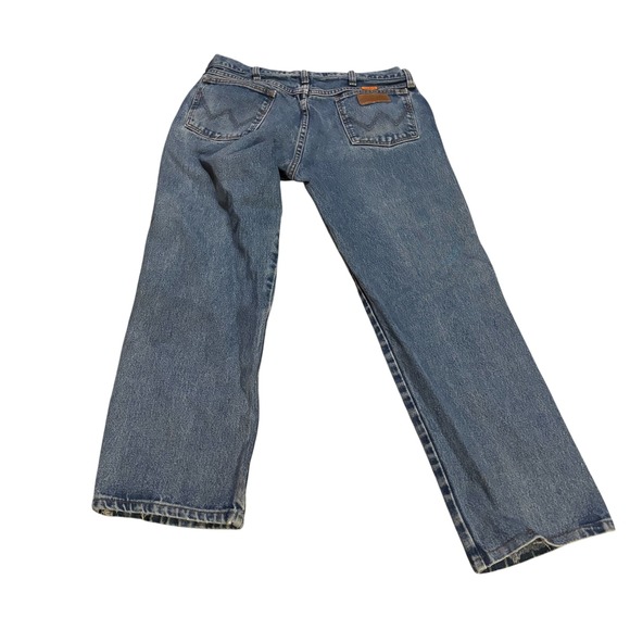 Wrangler FR Flame Resistant Denim Jeans Mens 34x28 Blue Work Utility - Picture 7 of 12